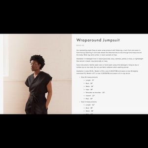 Lauren Winter Wrap Around Jumpsuit M